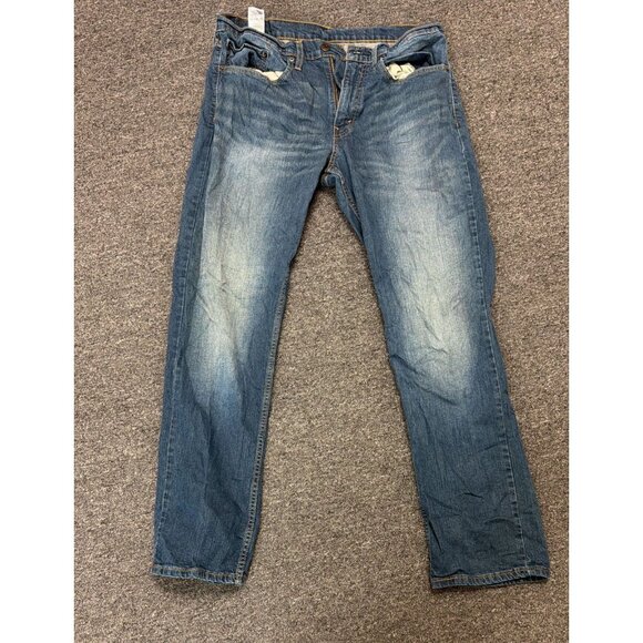 Levi's 559 Relaxed Straight Fit Jeans Men's 34x32 Medium Wash Denim Red Tab - Picture 1 of 4